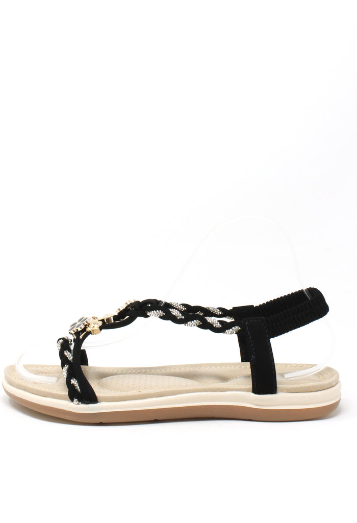 Diamante Twist Sandal