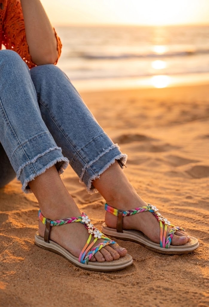 Diamante Twist Sandal