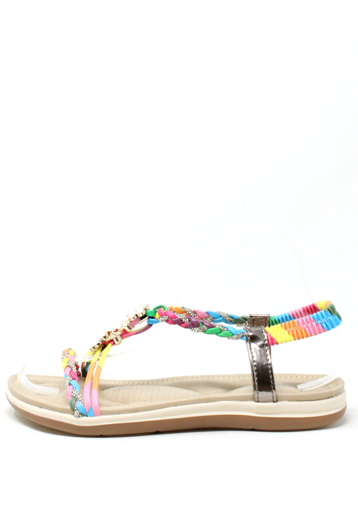 Diamante Twist Sandal