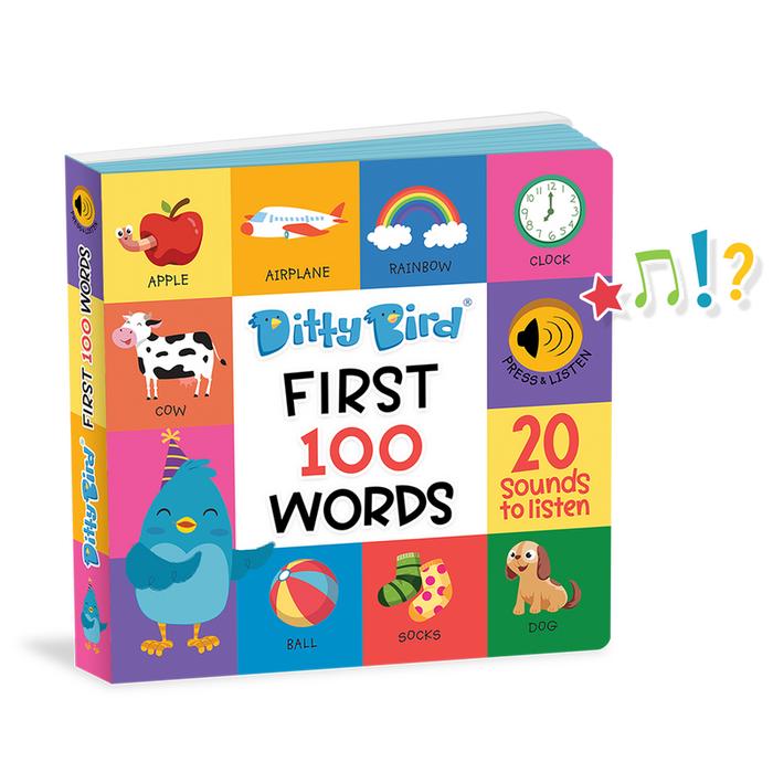 Ditty Bird First 100 Words Board Book