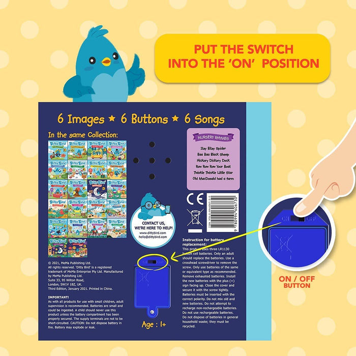 Ditty Birds Funny Songs Board Book
