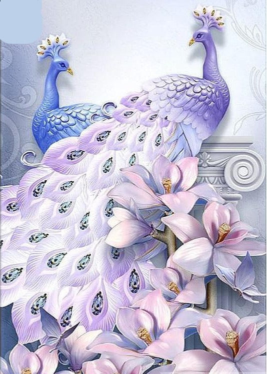 DIY 5D Cute Peacocks Diamond Paintings