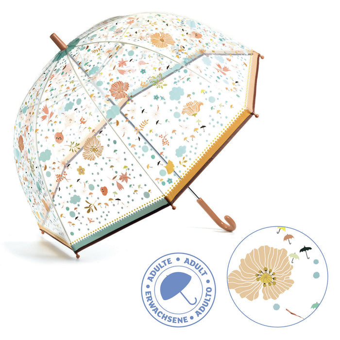 Djeco Little Flowers PVC Adult Umbrella
