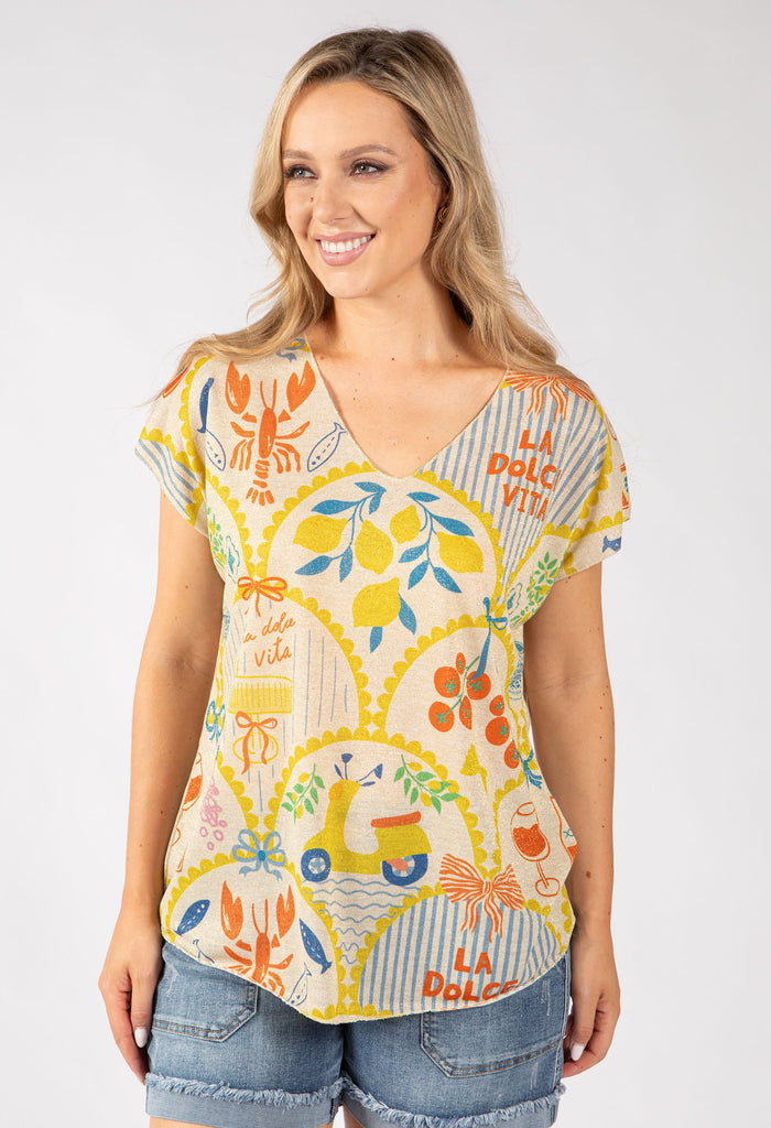 Dolce Vita Lurex Top