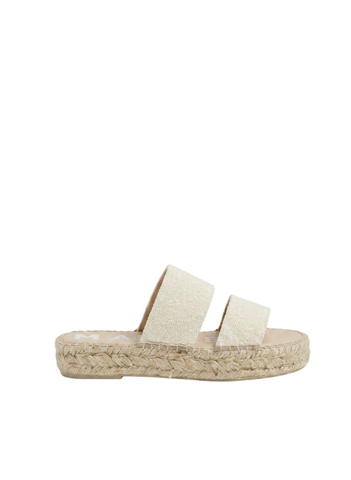Sandals Manebi Double Sole 2 Bands Sandals Natural Z 9.7 Apoella