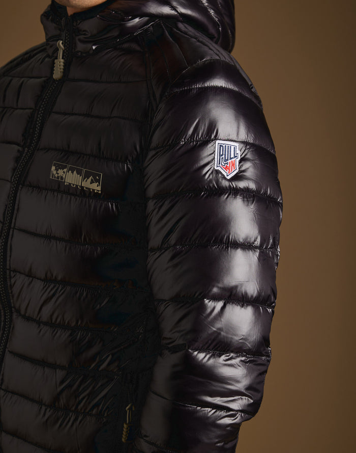 doudoune black PULLIN en nylon