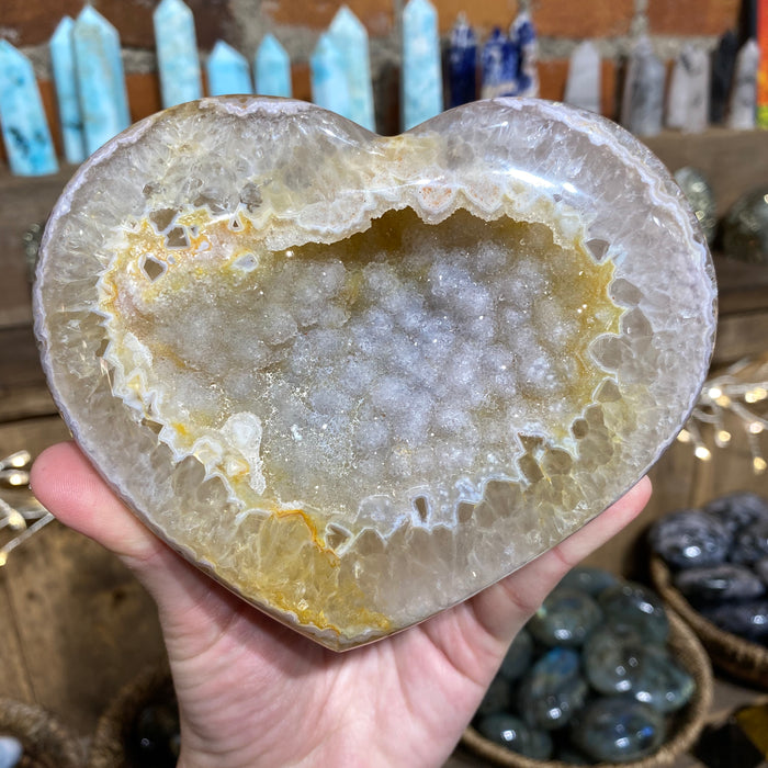 Druzy Heart