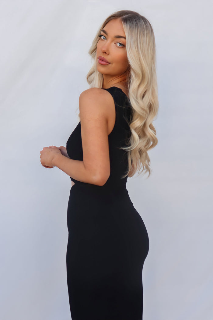 Edith Maxi Dress - Black - Runway Goddess