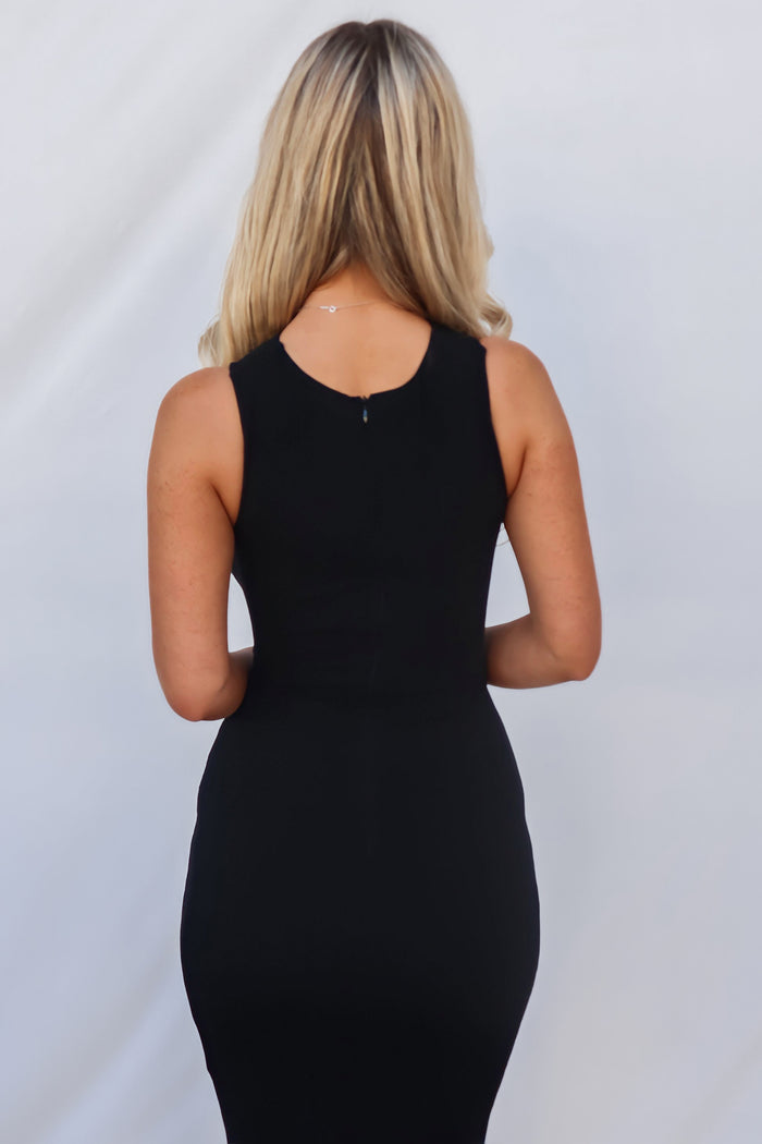 Edith Maxi Dress - Black - Runway Goddess