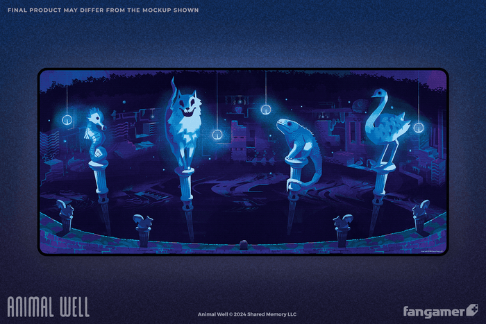 Effigies in the Depths Desk Mat