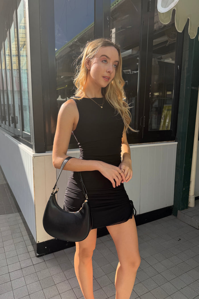 Eira Mini Dress - Black - Runway Goddess
