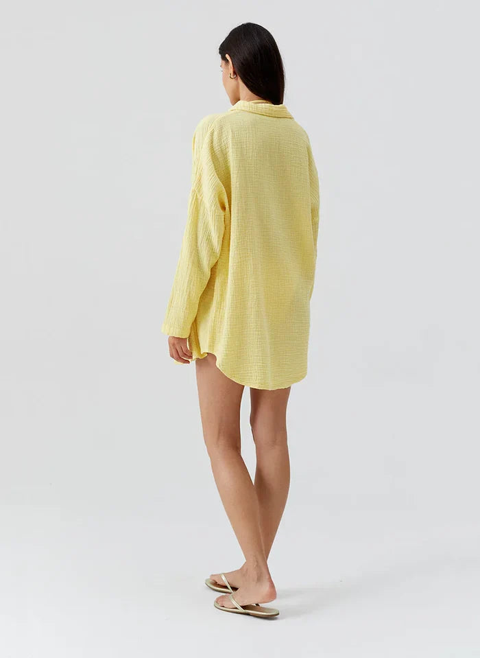 Shirts Melissa Odabash Elena Loose Shirt Yellow Apoella