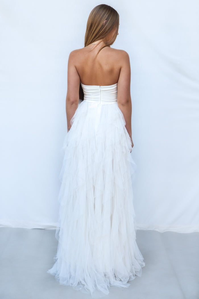 Elfie Maxi Dress - Ivory - Runway Goddess