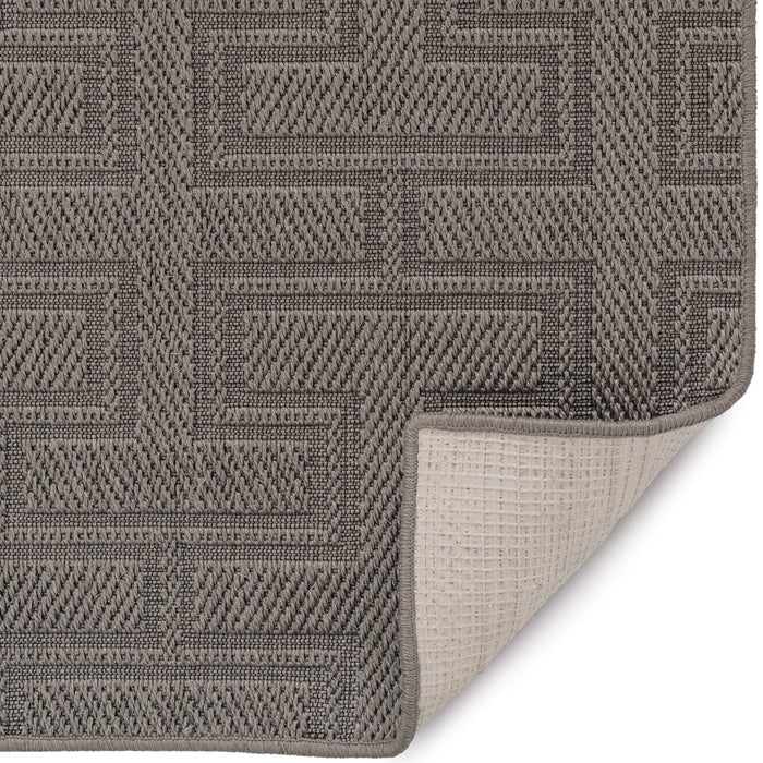 Elisa Graphite Machine Woven Rug Rectangle image