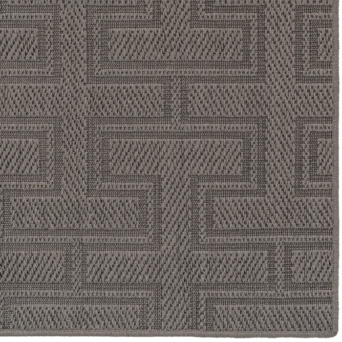 Elisa Graphite Machine Woven Rug Rectangle image