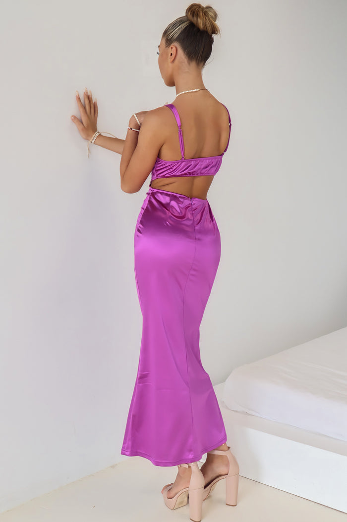 Elizabeth Formal Gown - Purple - Runway Goddess
