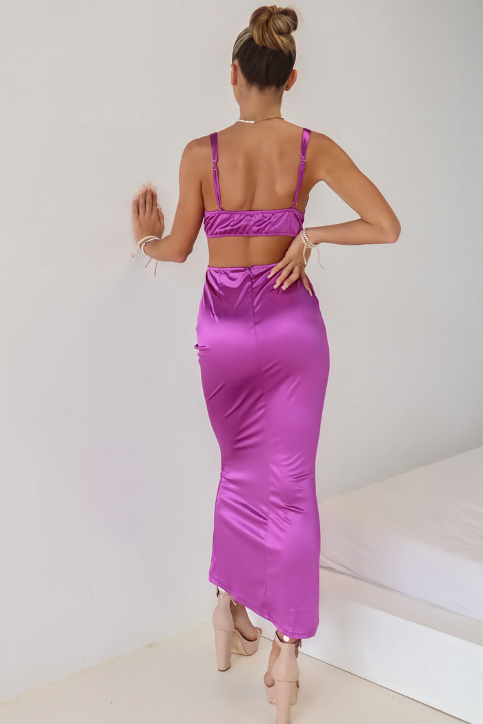 Elizabeth Formal Gown - Purple - Runway Goddess