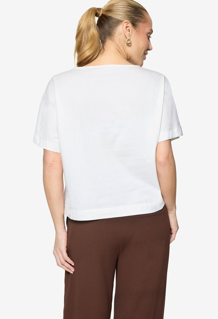Embroidered Cotton T-Shirt