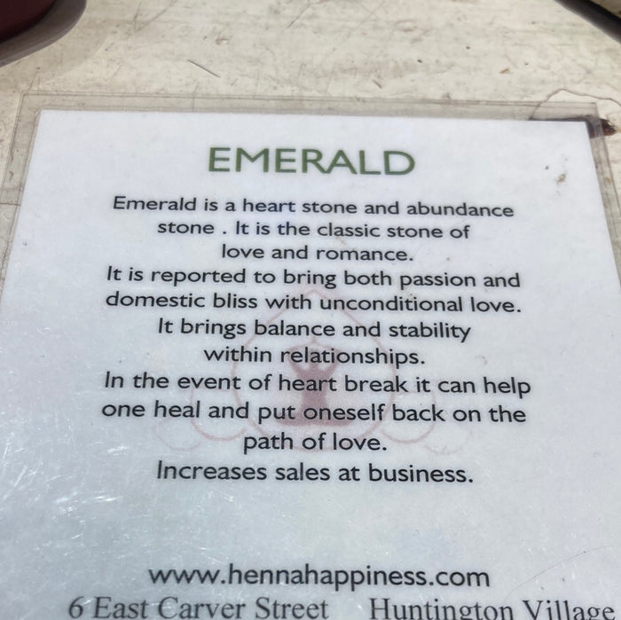 Emerald pendant