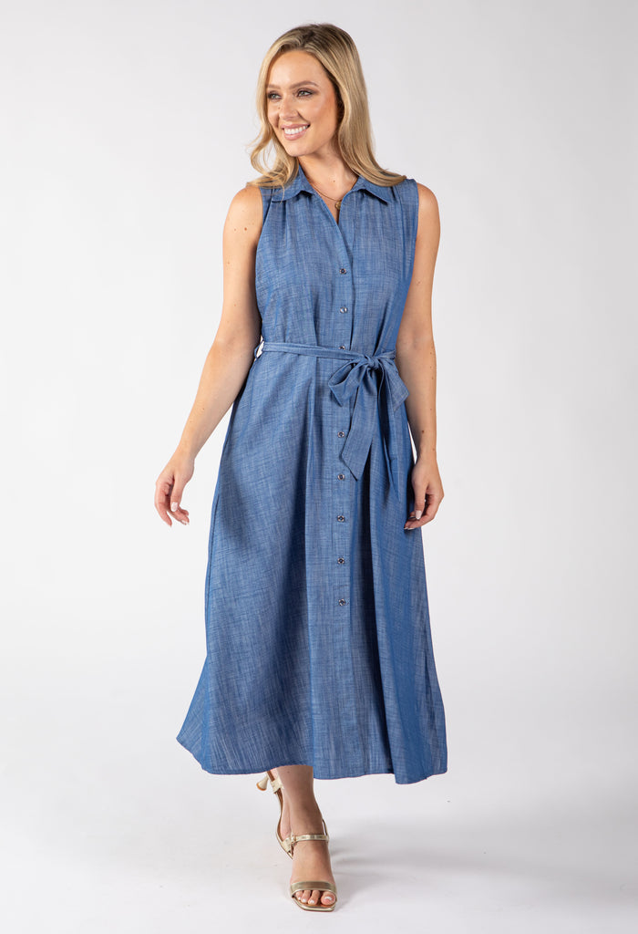 Emilia Denim Look Shirt Dress