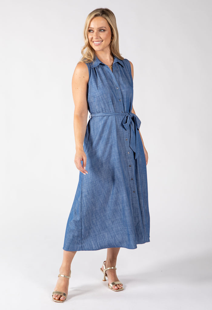 Emilia Denim Look Shirt Dress