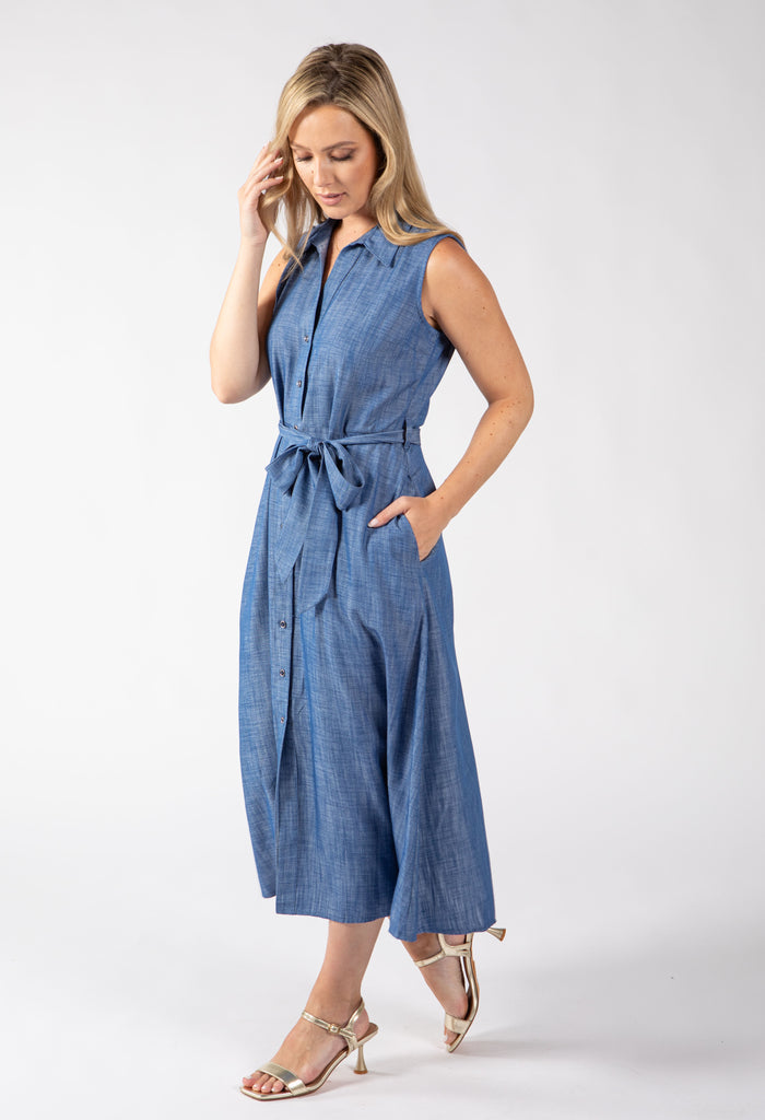 Emilia Denim Look Shirt Dress