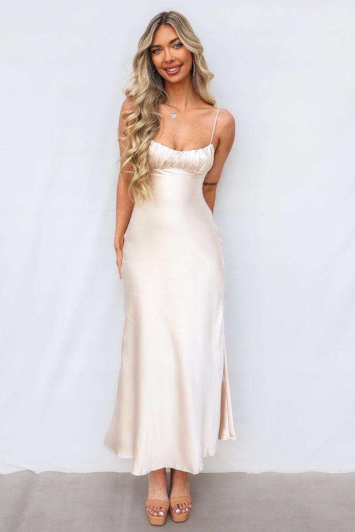 Esti Maxi Dress - Champagne