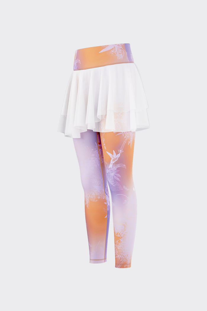 Fairy 2-in-11 Leggings **Gradient Buzz Orange**