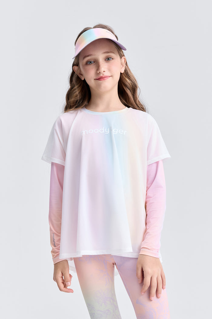 2-in-1 Light Weight Long Sleeve Tee **Gomera Spectrum**