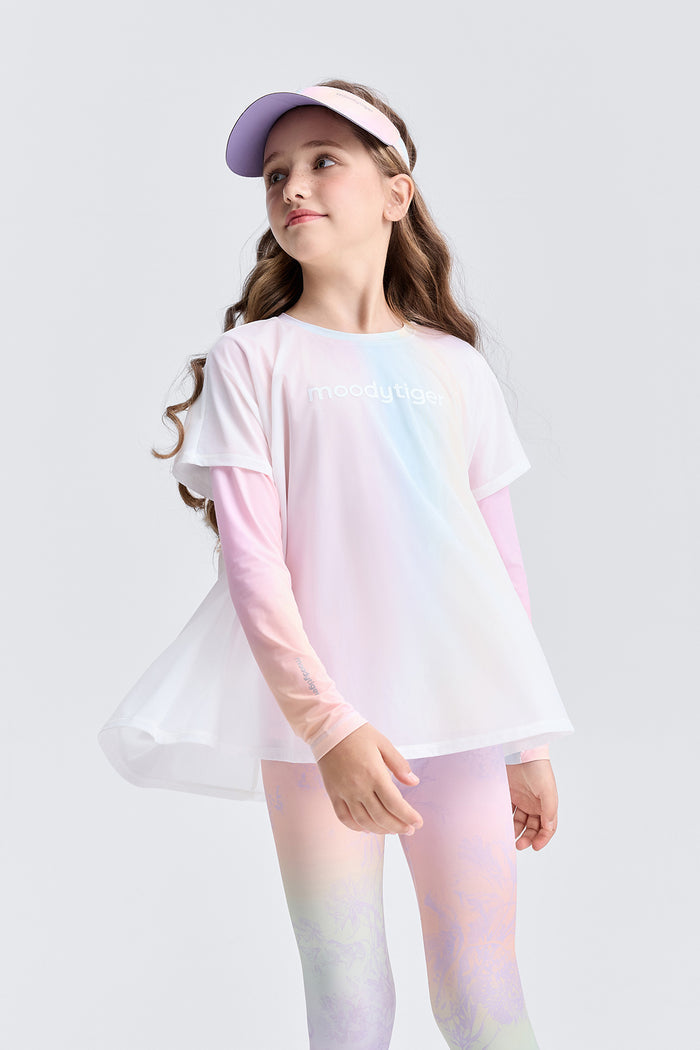 2-in-1 Light Weight Long Sleeve Tee **Gomera Spectrum**