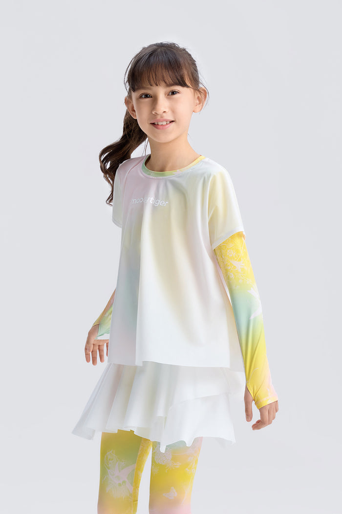 Fairy Long Sleeve Tee **Gradient Buzz Pink**