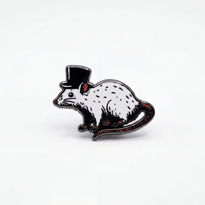 Fancy Rat Enamel Pin