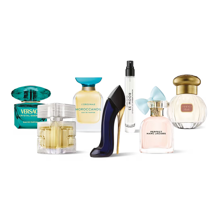 Festive Fragrance Minis - mini perfumes y empaque