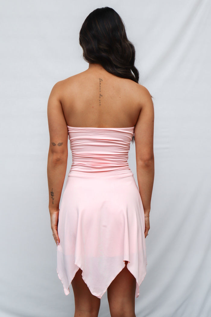 Finnick Mini Dress - Baby Pink - Runway Goddess