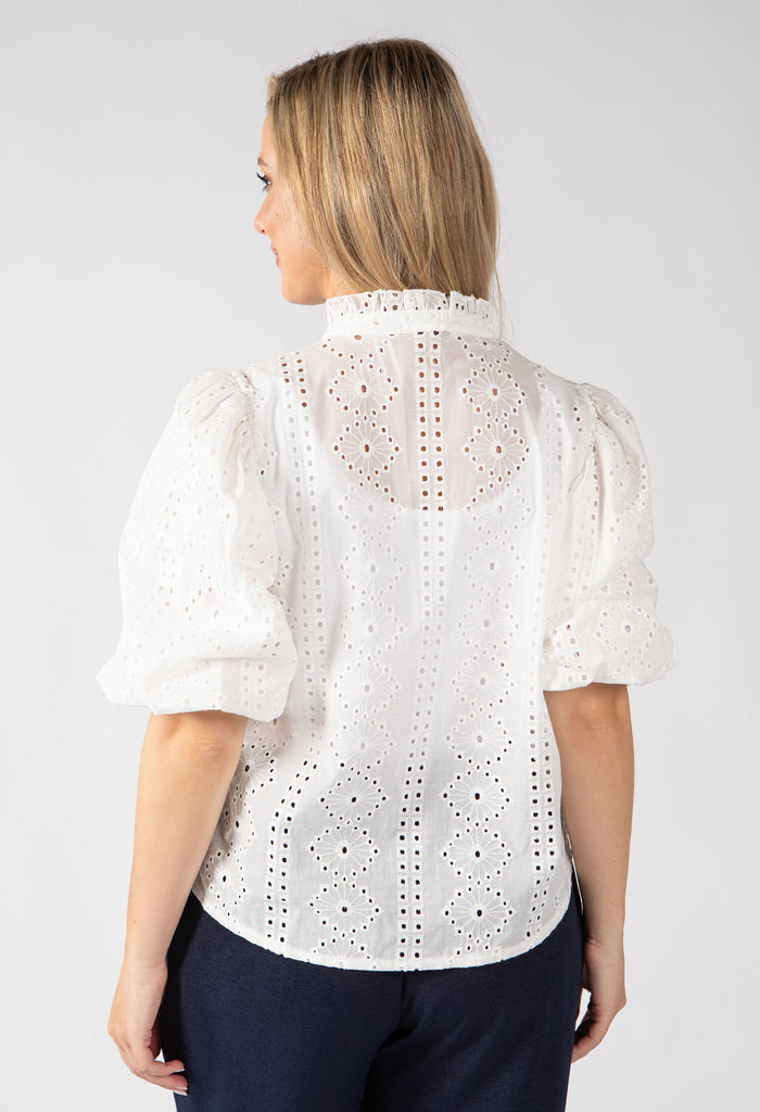 Flora Broderie Anglaise Blouse