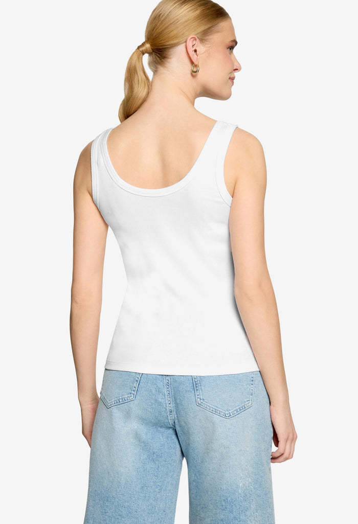 Floral Detail Sleeveless Top