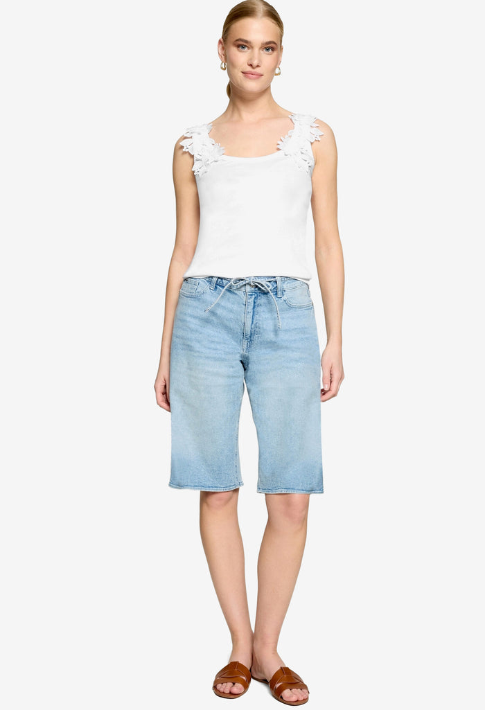 Floral Detail Sleeveless Top