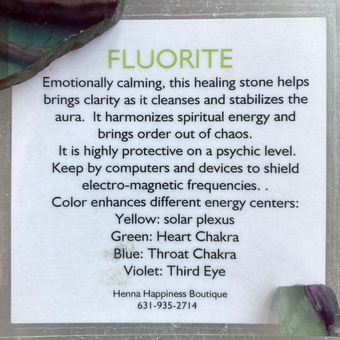 Fluorite Butterfly Wings with Stand