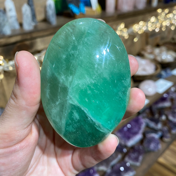 Fluorite Palm Stone