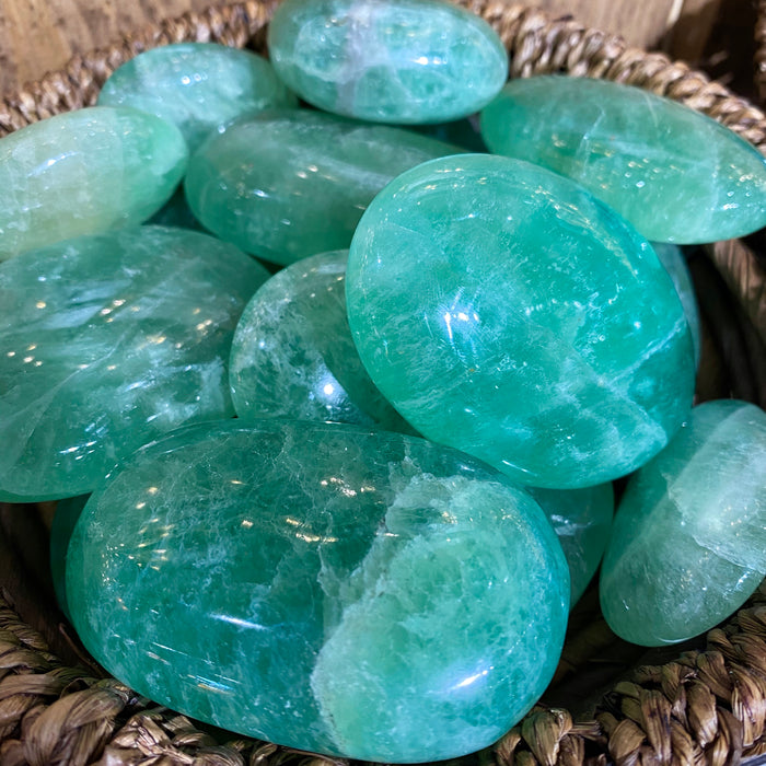 Fluorite Palm Stone