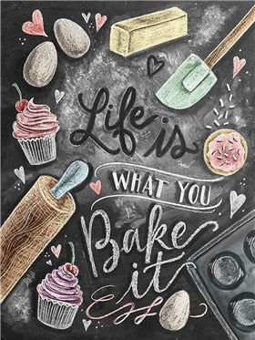 Full Square 5D DIY Chalkboard Printed Diamond Paintings