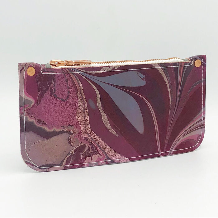 Fuschia Zipper Pouch - No One Alike
