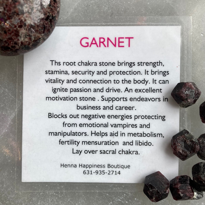 Garnet Beaded Bracelet