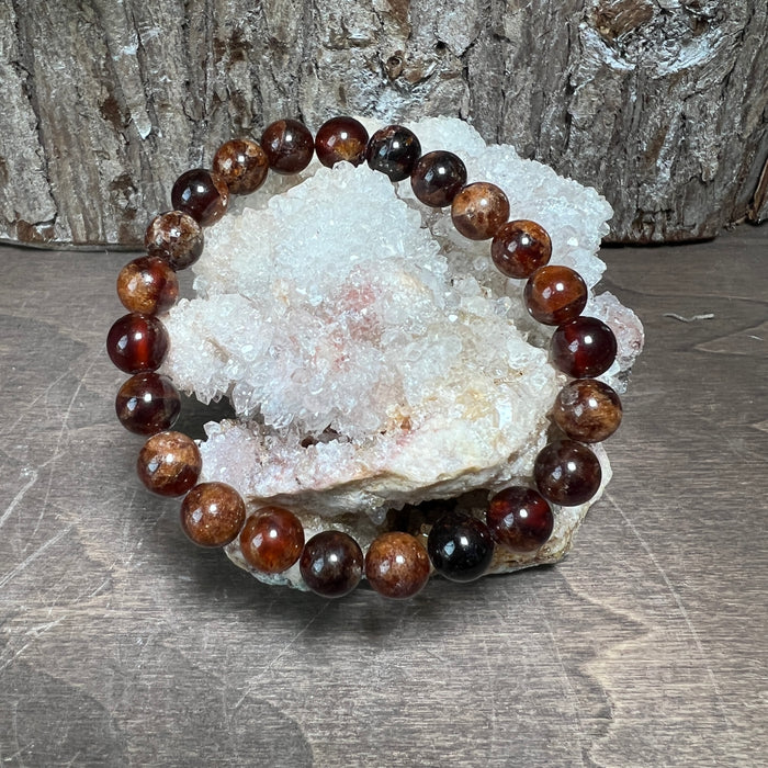Garnet (Hessonite) Bracelet