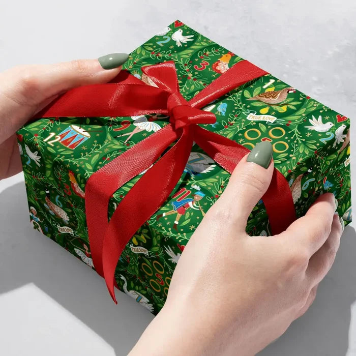 Gift Wrap - 12 Days Of Christmas - Recycled Fiber