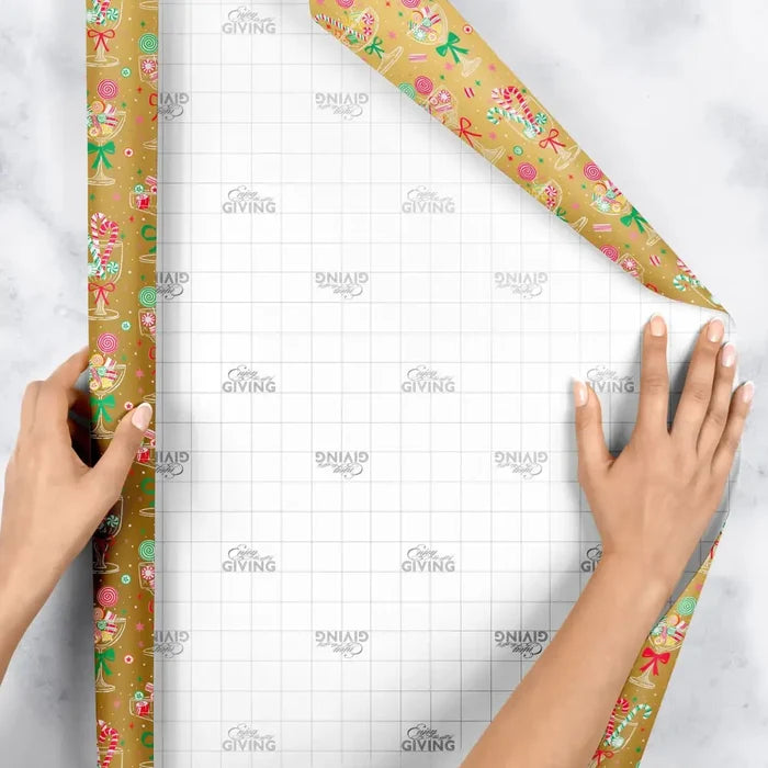 Gift Wrap - Holiday Cheers - Recycled Fiber