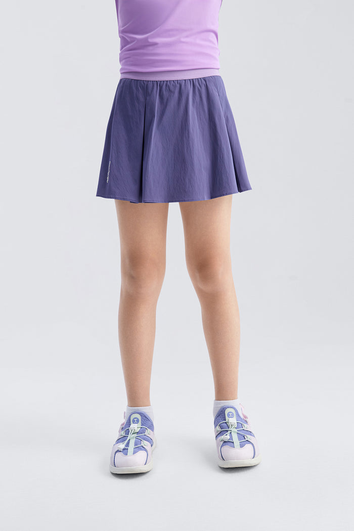 Bubble Pleated Skirt **Future Dusk**