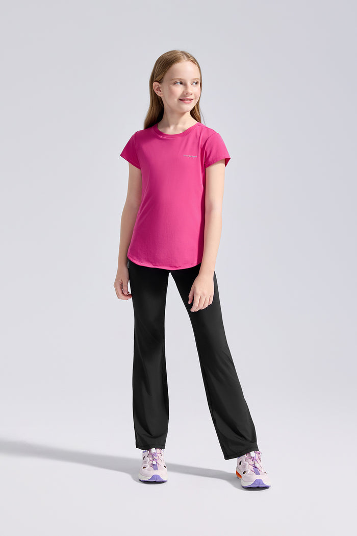 Girl's Lightweight Sports Tee **Cactus Flower**