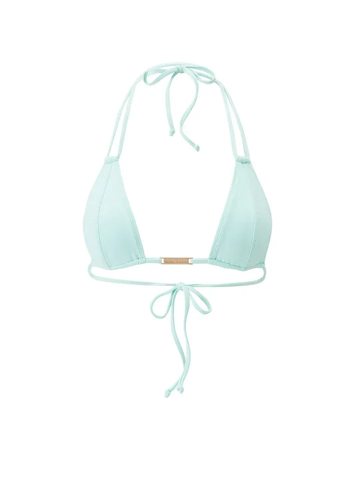 Tops Melissa Odabash Girona Triangle Bikini Top Mint Apoella