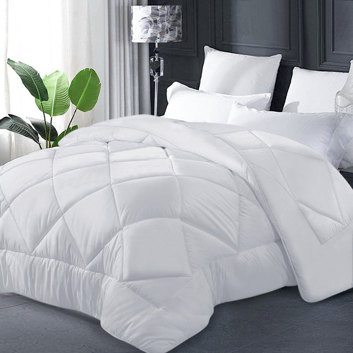 Giselle Bedding 400GSM Microfibre Bamboo Quilt - QUEEN SIZE